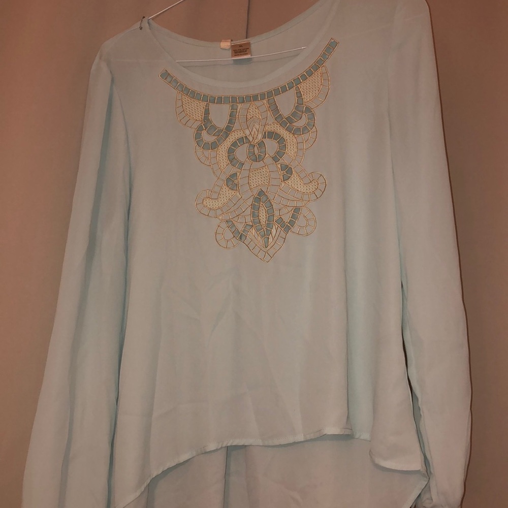 Light Blue Blouse